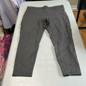 Loft outlet leggings, gray, large